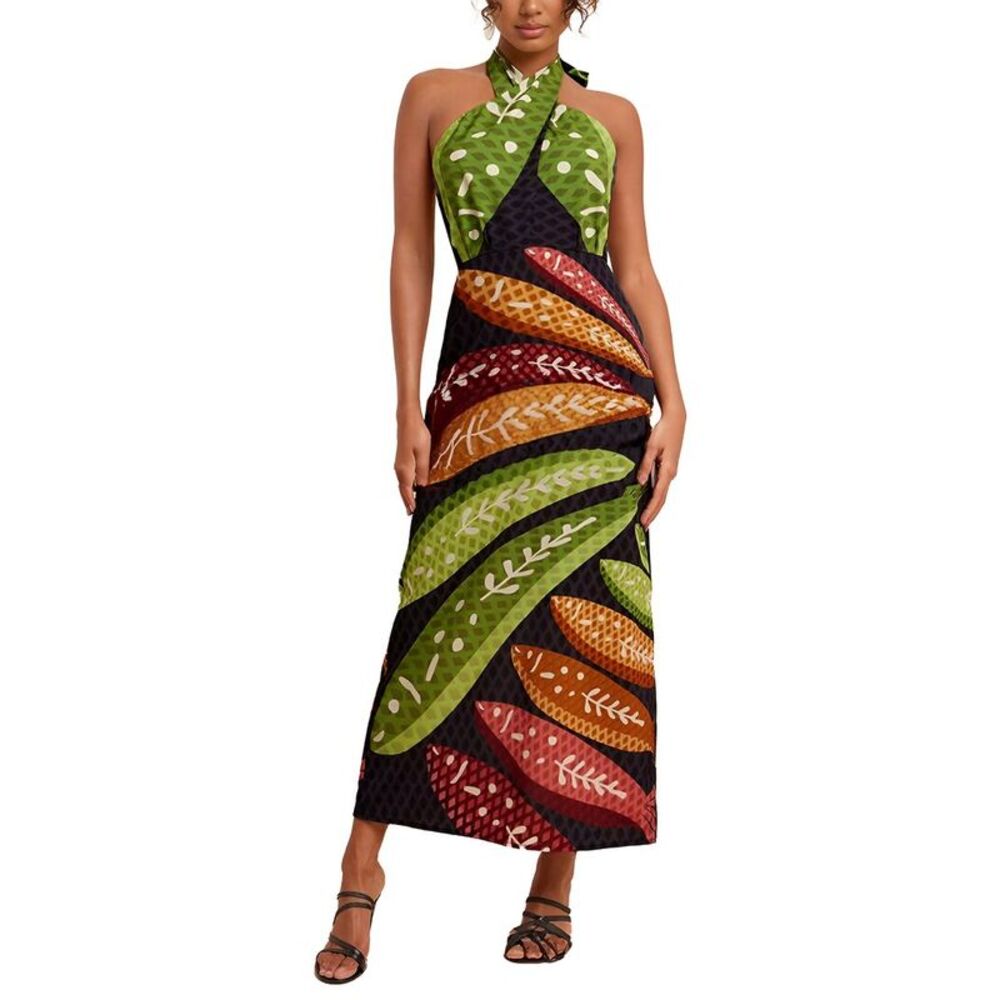 Camila Blanco Womens  Midi Dress